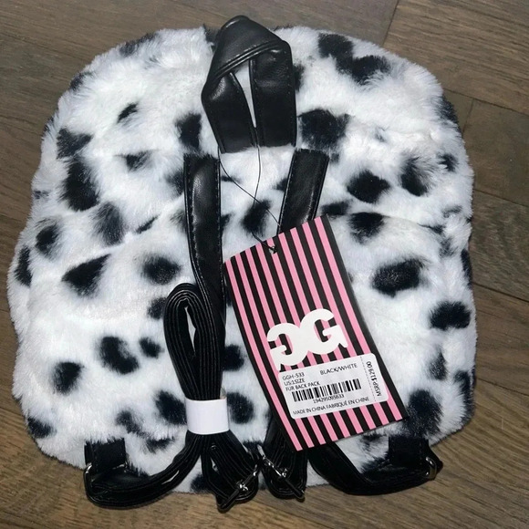 Gilda Paris Faux Fur Mini Backpack - Picture 2 of 2